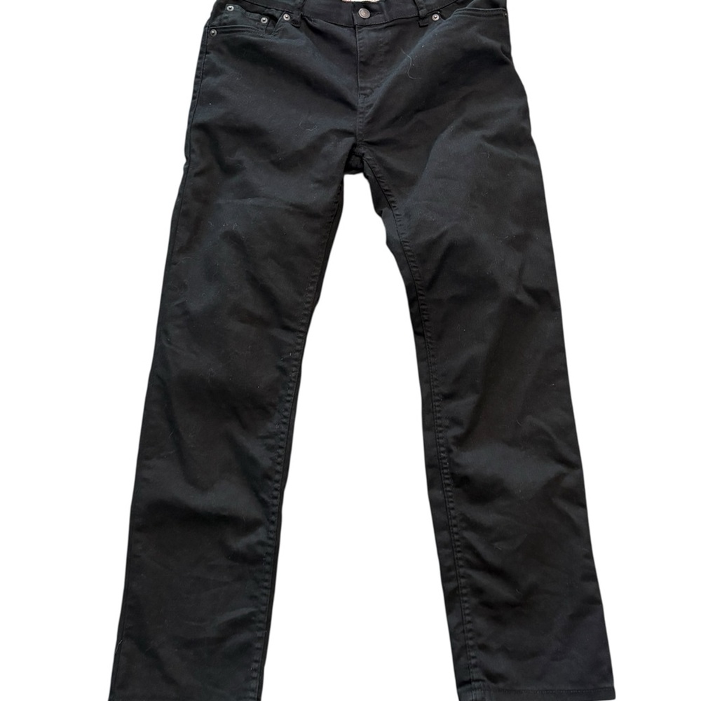 Levi's 502 Regular Taper Youth Black Denim Jeans 18 Reg 29x29